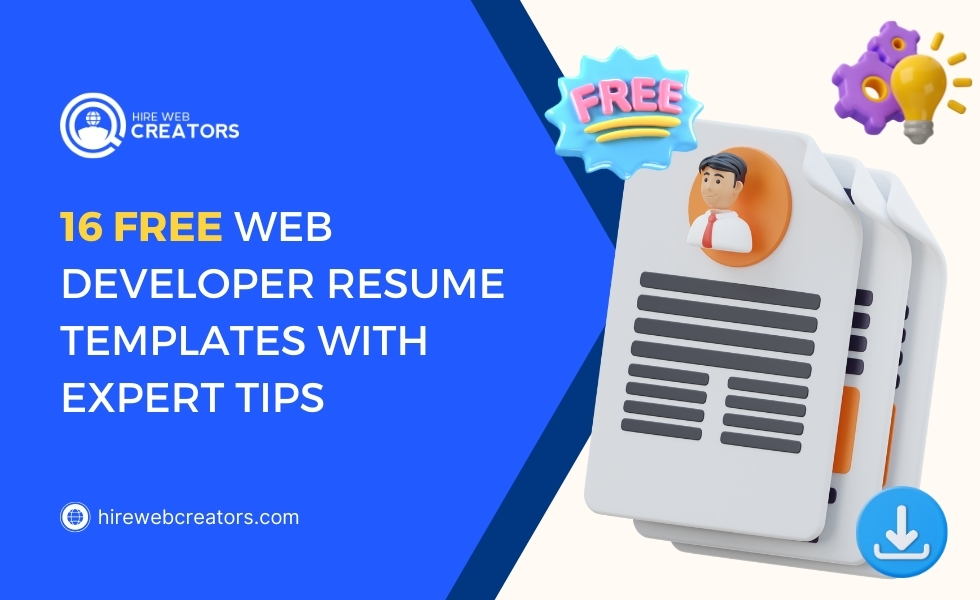 16 Free Web Developer Resume Templates with Expert Tips