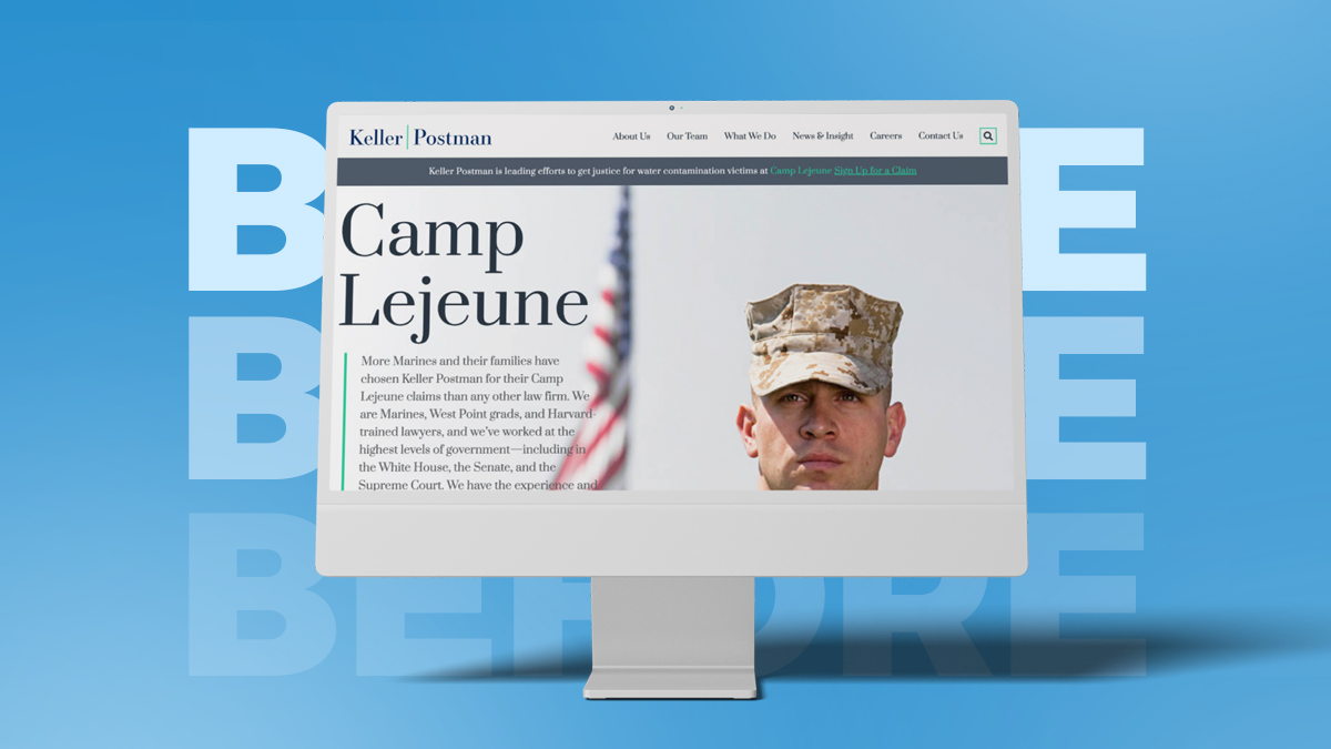 Keller Postman — A Legal Website That Builds Authority