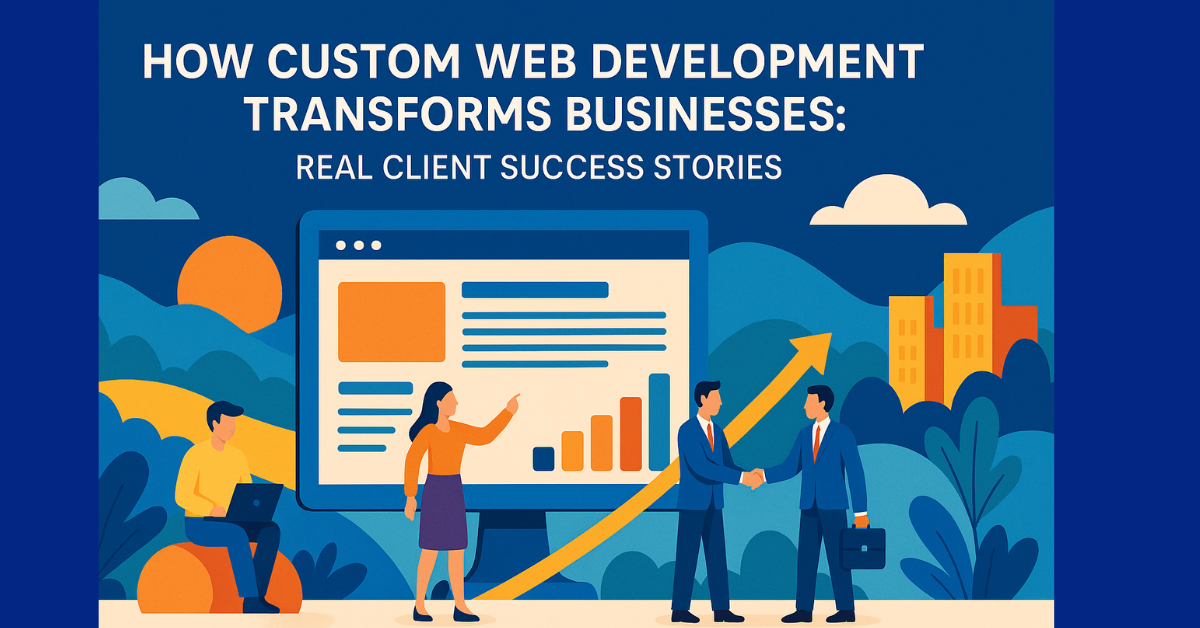 How Custom Web Development Transforms Businesses: Real Client Success Stories