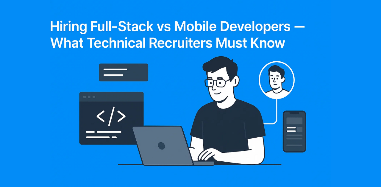 Hiring Full-Stack vs Mobile Developers — What Technical Recruiters Must Know