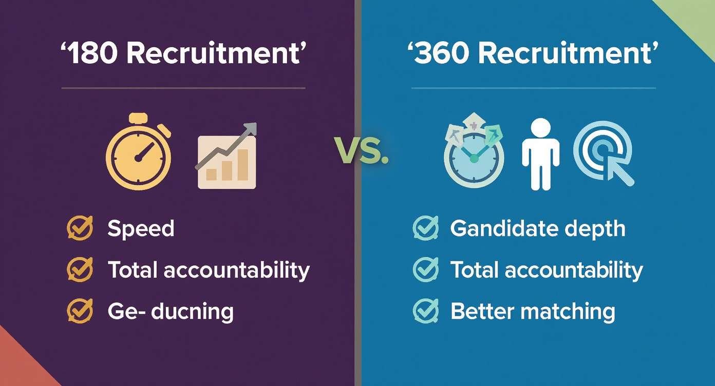 Pros and Cons of 180 vs 360 Recruitment
