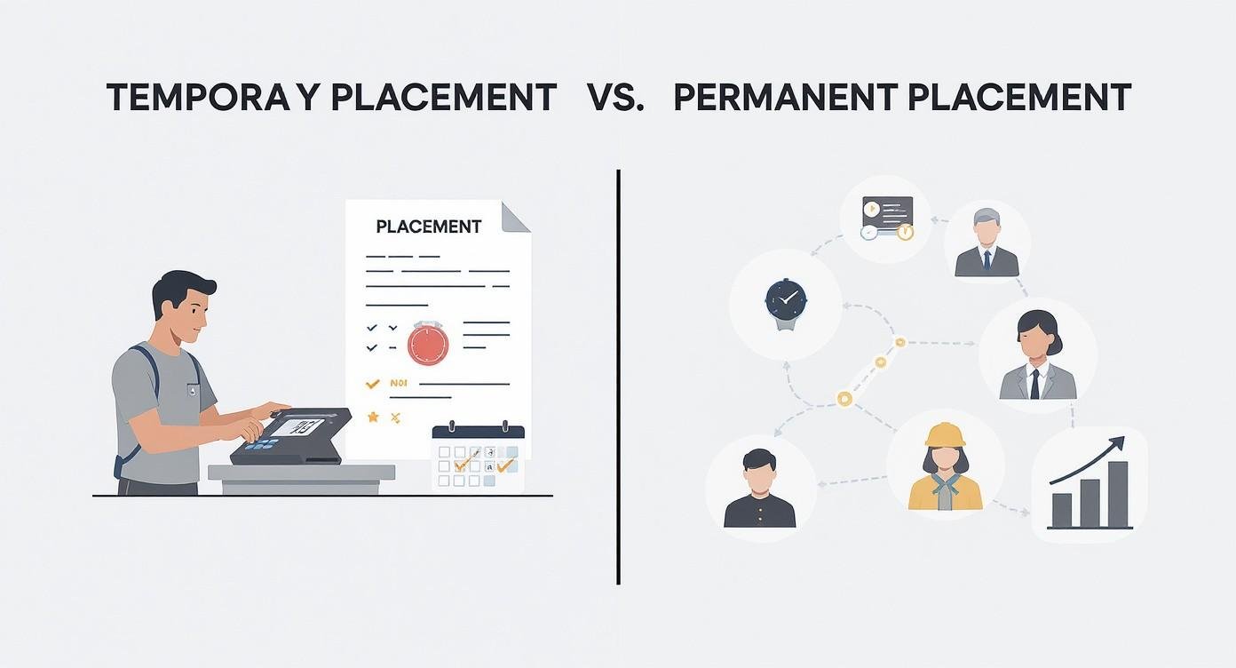 Temporary vs Permanent Placement
