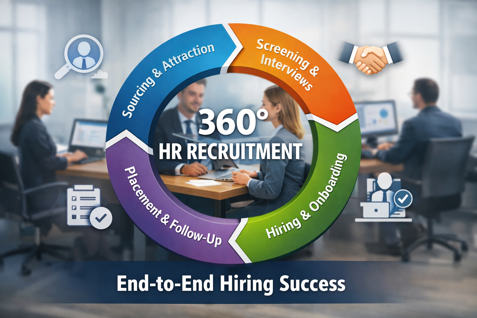 360 HR Recruitment: End-to-End Hiring Success