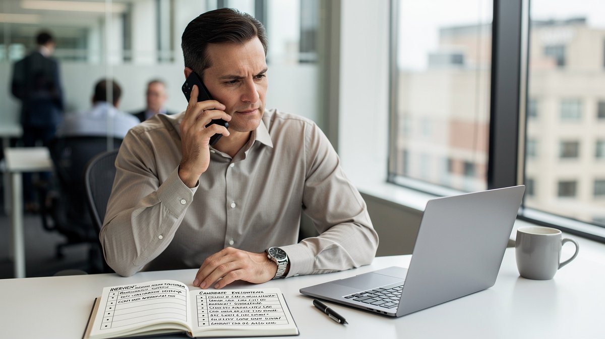 hire a developer reference check process hiring manager call